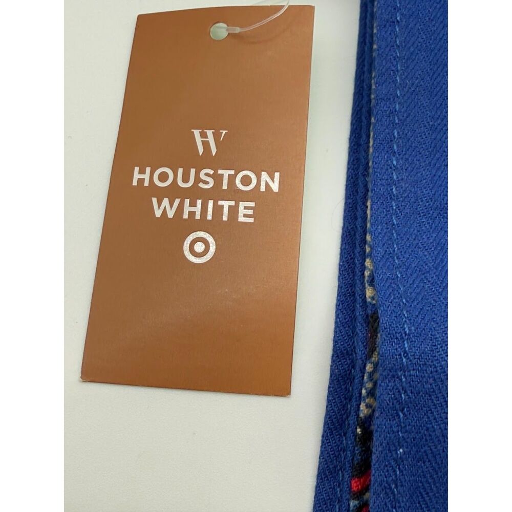 Houston White Blue Scarf - Picture 2 of 4